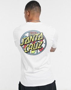 Белая футболка Santa Cruz Jackpot Dot-Белый
