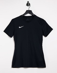 Черная футболка Nike-Черный цвет