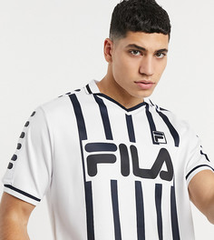 Белая футболка в полоску в стиле ретро Fila – эксклюзивно для ASOS-Белый