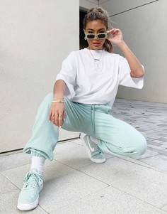 Белая свободная футболка с блестящим принтом логотипа ASOS Weekend Collective-Белый