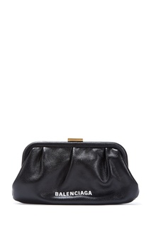 Кожаный черный клатч Cloud XS Balenciaga