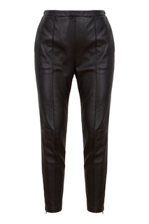 Черные кожаные брюки Isabel Marant