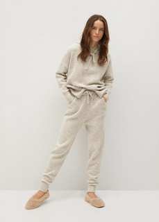 Брюки-джоггеры из трикотажа - Cosy-i Mango