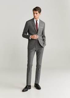 Хлопковая рубашка Tailored slim fit - Angus Mango