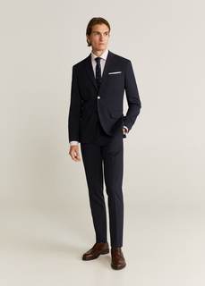 Рубашка Tailored slim fit с фактурной выделкой - Lakecity Mango