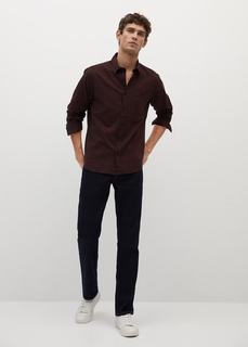 Фланелевая рубашка regular fit в клетку - Beijin Mango