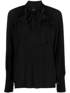 Pinko блузка с бантом