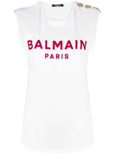 Balmain рубашка с логотипом