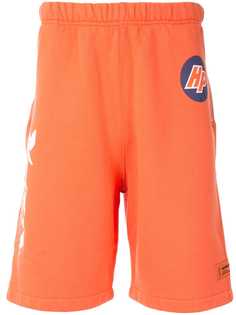 Heron Preston спортивные шорты с нашивкой-логотипом