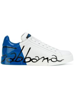 Dolce & Gabbana кроссовки с принтом логотипа