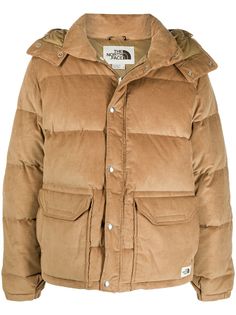 The North Face вельветовый пуховик