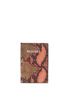 PACCBET обложка для паспорта со змеиным принтом
