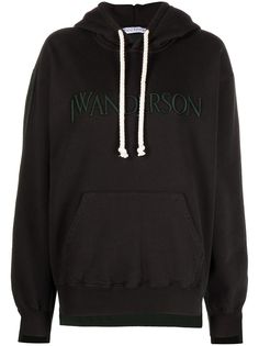 JW Anderson DECONSTRUCTED FLEECE BACK HOODIE