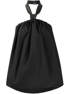 Brunello Cucinelli расклешенный топ с вырезом халтер