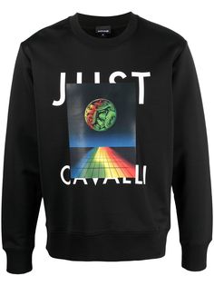 Just Cavalli худи с принтом