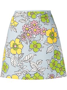 Tory Burch юбка мини с цветочным принтом