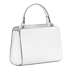 Белая сумка из экокожи Marco Tozzi