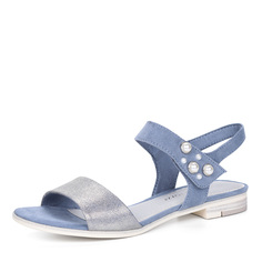 Синие сандалии с декором Marco Tozzi