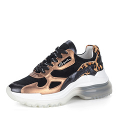 Комбинированные кроссовки с анималистичным принтом Corso Como