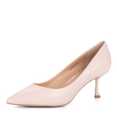 Бежевые туфли-лодочки из кожи Corso Como