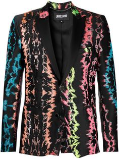 Just Cavalli пиджак с абстрактным узором