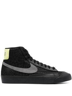 Nike высокие кеды Blazer 77 с принтом