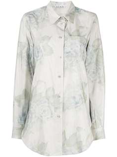 Acne Studios рубашка с цветочным узором