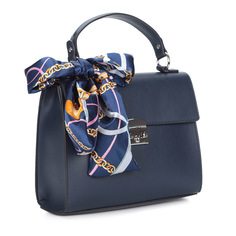 Синяя сумка с дополнительной ручкой Marco Tozzi