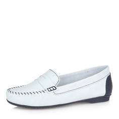 Белые кожаные мокасины Marco Tozzi