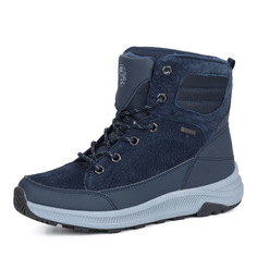 Комбинированные ботинки в синем цвете Strobbs