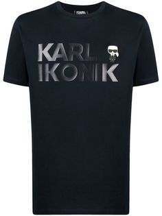 Karl Lagerfeld футболка с короткими рукавами и логотипом