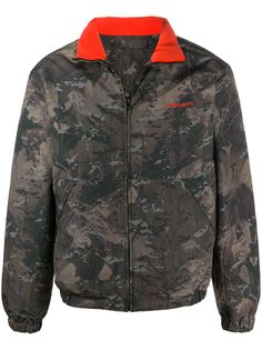 Carhartt WIP двусторонняя куртка с камуфляжным принтом