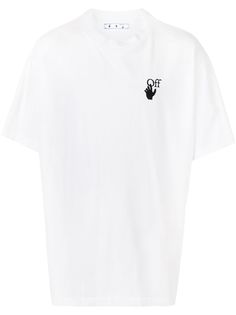 Off-White футболка с логотипом