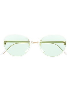 Moncler Eyewear солнцезащитные очки в круглой оправе