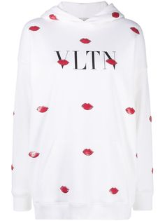 Valentino худи Le Rouge с логотипом VLTN