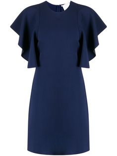 Stella McCartney платье мини с объемными рукавами
