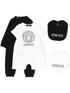 Young Versace комплект для новорожденного с логотипом