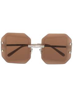 Marni Eyewear солнцезащитные очки в массивной оправе