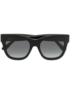 Jimmy Choo Eyewear солнцезащитные очки в массивной оправе