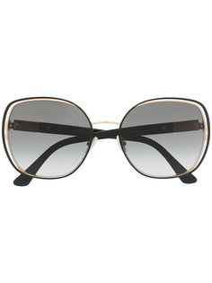 Jimmy Choo Eyewear солнцезащитные очки в массивной оправе