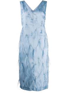 Emilio Pucci платье миди с вышивкой