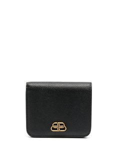 Balenciaga кошелек с откидным клапаном и логотипом BB