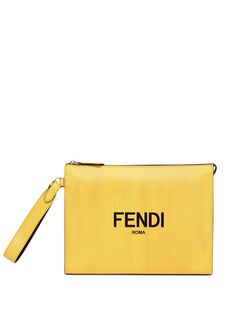 Fendi клатч с логотипом