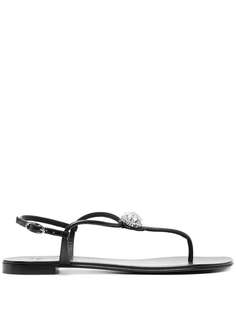 Giuseppe Zanotti сандалии с кристаллами