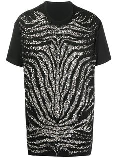 Balmain футболка с кристаллами