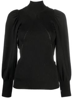 Alberta Ferretti трикотажный топ с рукавами-бишоп