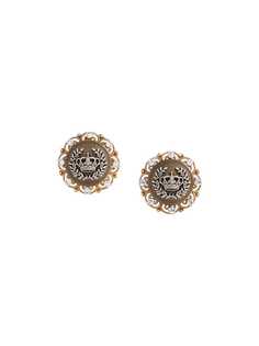 Dolce & Gabbana серьги-гвоздики с узором