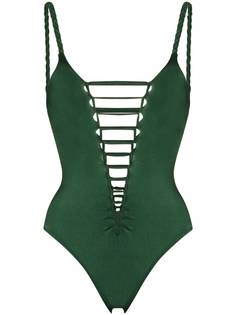 Agent Provocateur купальник Marlow с глубоким вырезом