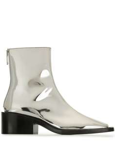 MM6 Maison Margiela ботинки с зеркальным эффектом