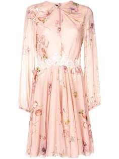 Giambattista Valli платье мини с цветочным принтом